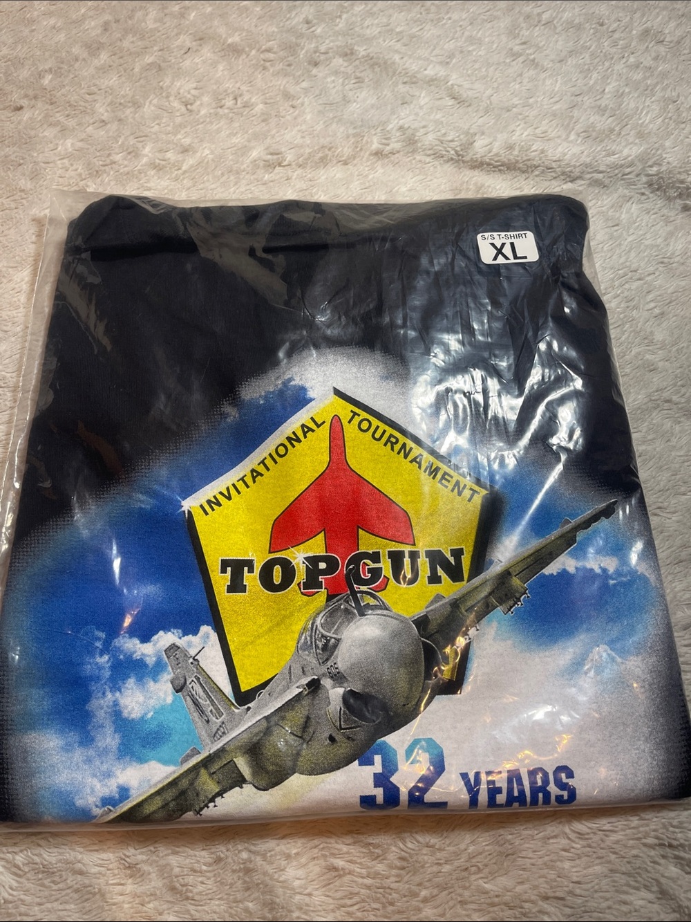 Top gun invitational tournament 32 years T-shirt size extra large or large